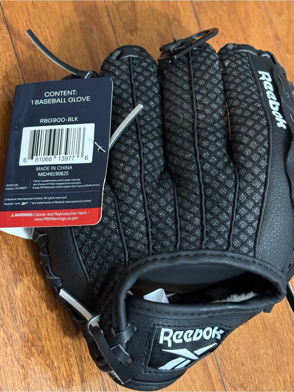 Reebok Baseball Glove Size 9 Beginner Right Hand Throw Ball New